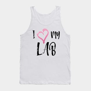 I Heart My Lab! Especially for Labrador Retriever owners! Tank Top